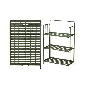 ESTANTERIA PLEGABLE 58X27X90 CM METAL NEGRA