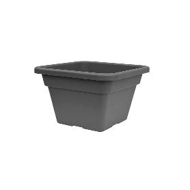 MACETA QUADRO 38X38 CM DECORADO ANTRACITA