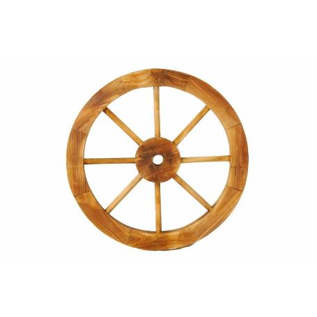 RUEDA MADERA DECORACION 35 CM
