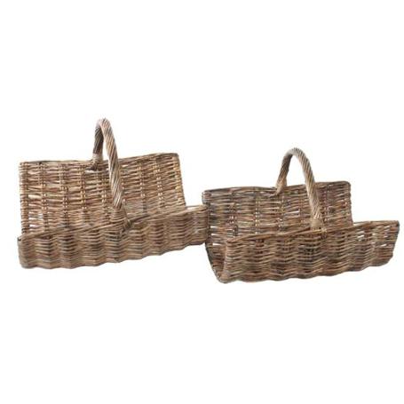 LEÑEROS MIMBRE MEDIA CAÑA 43X34X36 CM