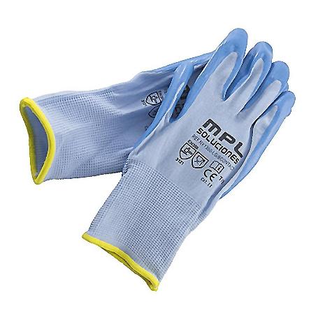 GUANTE NY/NITRILO AZUL ALIMENTARIO T-8