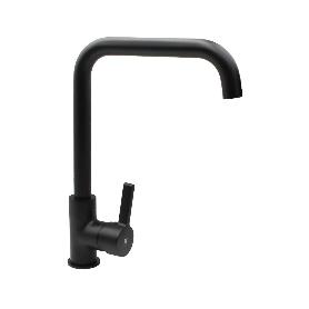 MONOMANDO FREGADERO VERT. MOMO NEGRO MATE