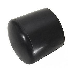 CANTONERA REDONDA 25MM EXTERIOR NEGRA 40-25N