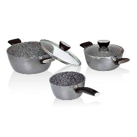 BATERIA COCINA FULL INDUCTION 3 PIEZAS HBAT3700