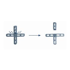 CRUCETAS PLASTICO  5 MM.