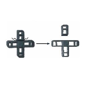 CRUCETAS PLASTICO DE 10MM.