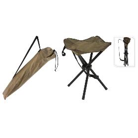 TABURETE PLEGABLE VERDE 33X33X40 CM + FUNDA