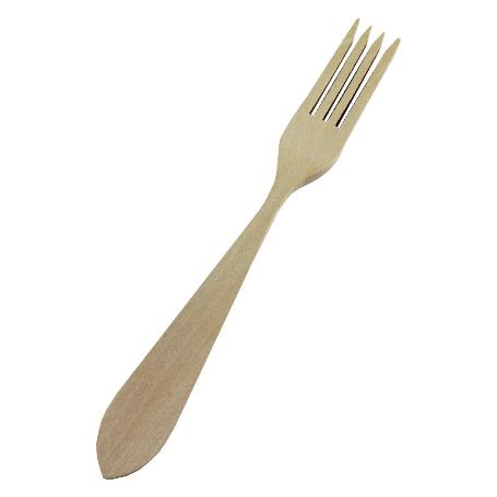 TENEDOR MADERA 30 CM