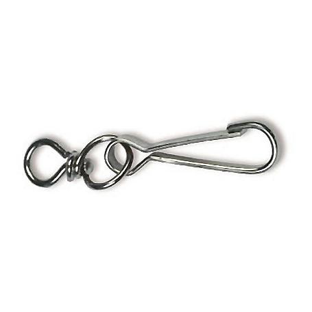 MOSQUETON NIQUEL 120MM CON ANILLA