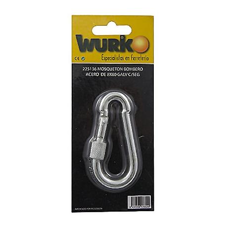 MOSQUETON BOMBERO 6X60MM C/SEGURO