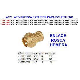 ACC.LATON R-EXT.ENLACE R-HEMBRA 32-1 PARA POLIETIL ALREERH321