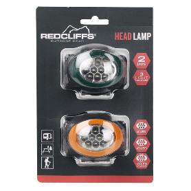 LINTERNAS FRONTALES 3 FUNCIONES 4 LEDS