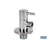 VÁLVULA DE ESCUADRA 1/2 X 3/8 MODELO LUX
